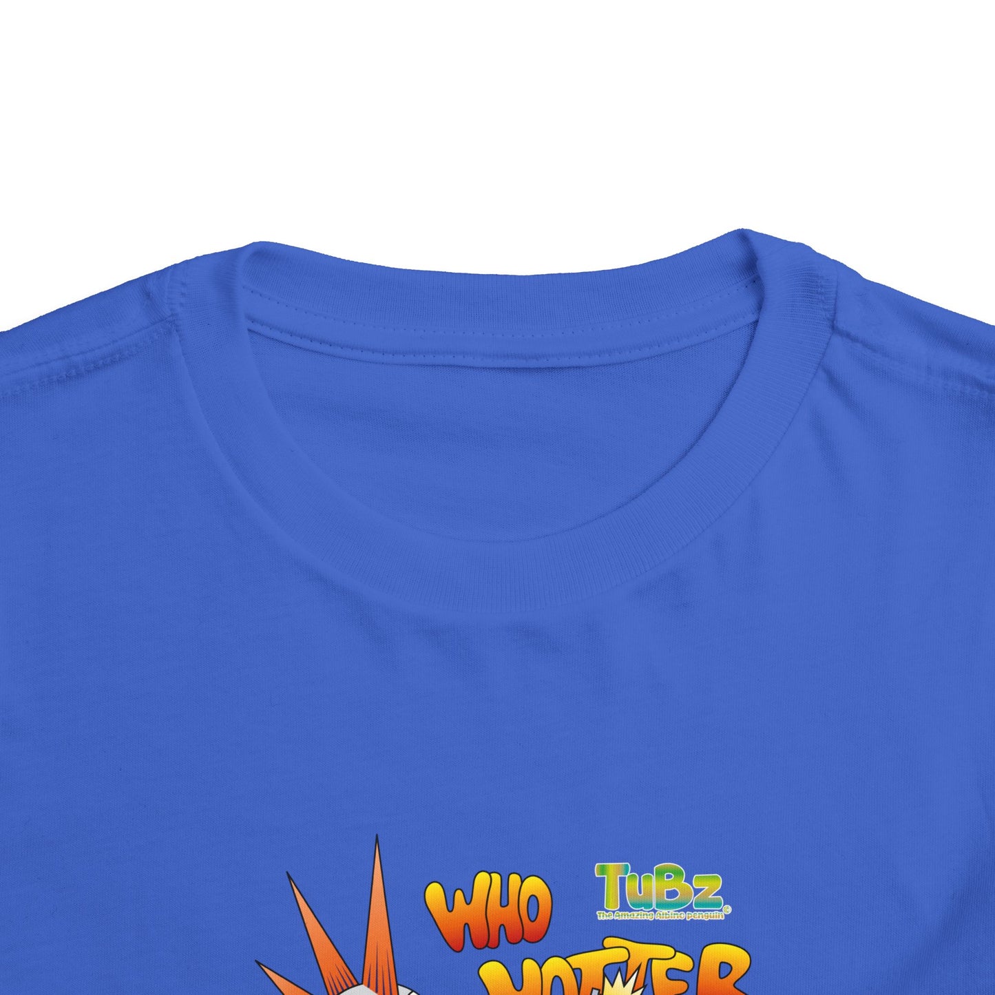 TuBz™ Rockstar Kids T-Shirt - "Who Hotter Than Me!" Graphic Tee | Smile Universe TuBz4Kidz Collection