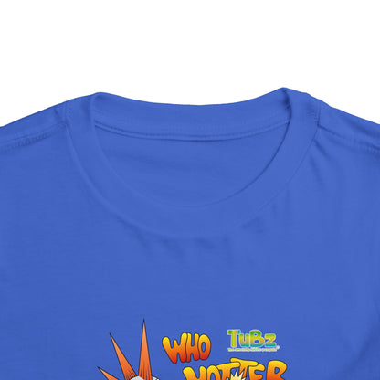 TuBz™ Rockstar Kids T-Shirt - "Who Hotter Than Me!" Graphic Tee | Smile Universe TuBz4Kidz Collection