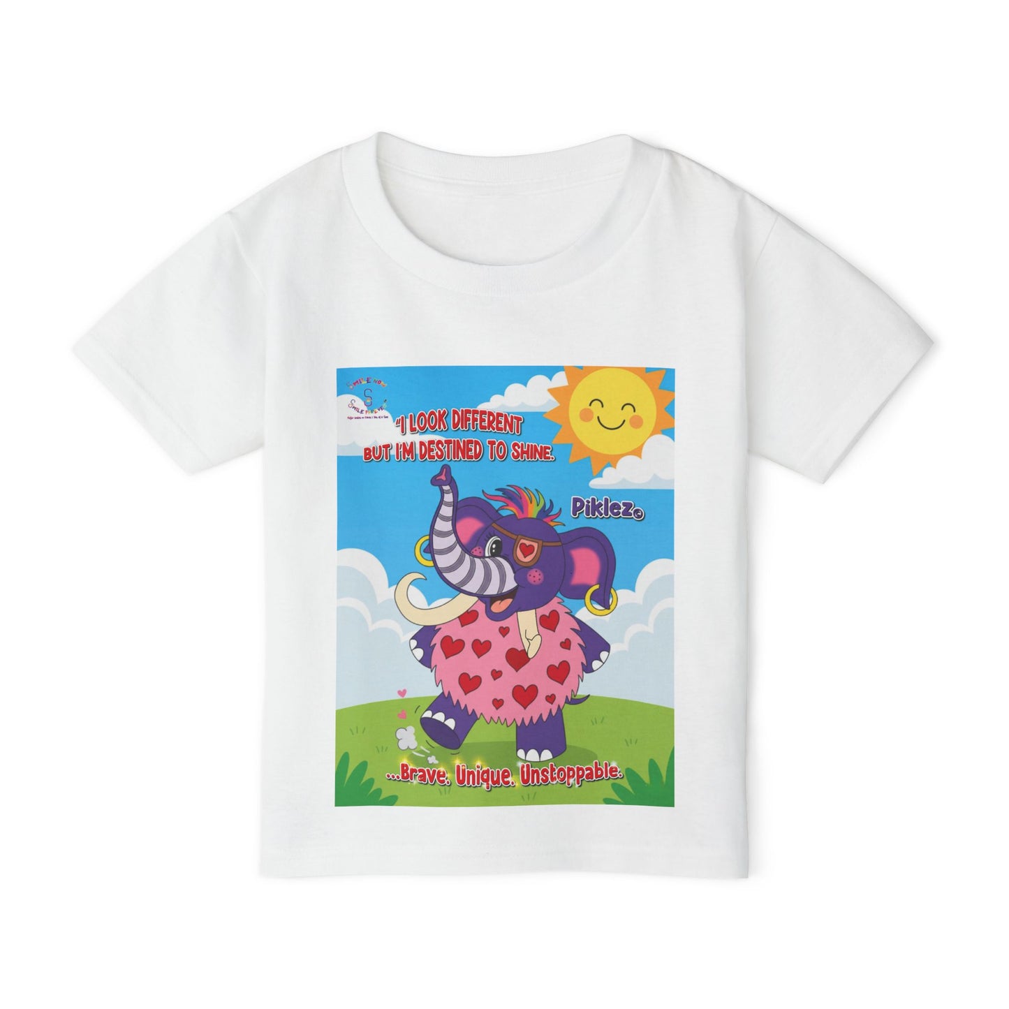 Piklez™ Toddler T-Shirt – “Destined to Shine” Kids Graphic Tee | Smile Universe Collection