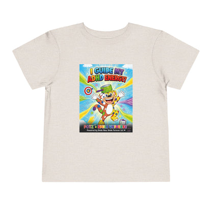Potz™ Toddler Short Sleeve Tee – "I Guide My ADHD Energy!" Graphic Tee | Smile Universe Collection