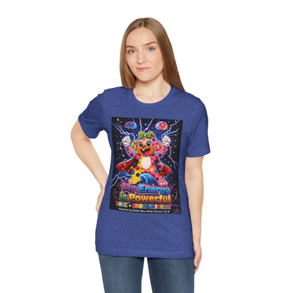 Panz™ Unisex Jersey Short Sleeve Tee For Adult– "My Energy is Powerful" Graphic Tee | Smile Universe Collection