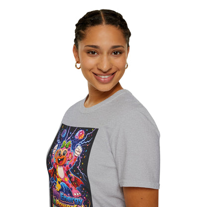 Panz™ Unisex Softstyle T-Shirt  for Adult– "My Energy is Powerful" Graphic Tee | Smile Universe Collection