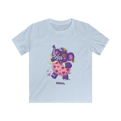 Piklez™ Kids Softstyle Tee – "Full of Love!" Graphic Shirt | Smile Universe Collection