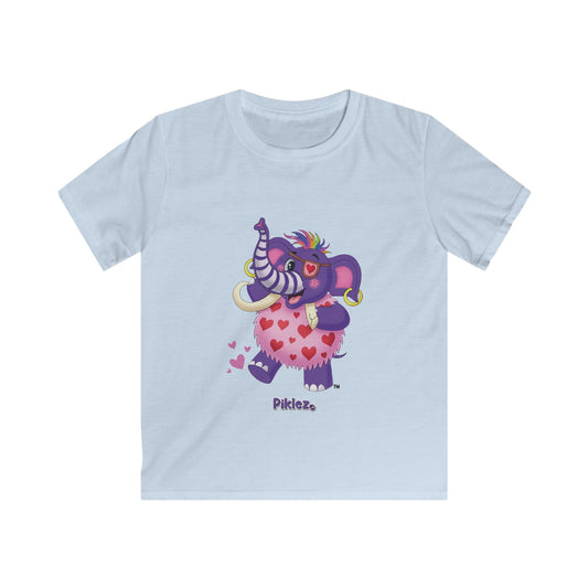 Piklez™ Kids Softstyle Tee – "Full of Love!" Graphic Shirt | Smile Universe Collection