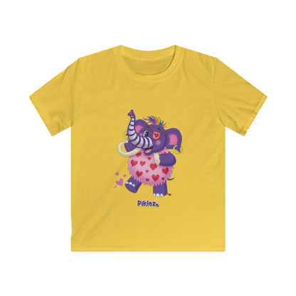 Piklez™ Kids Softstyle Tee – "Full of Love!" Graphic Shirt | Smile Universe Collection