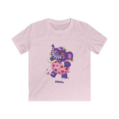 Piklez™ Kids Softstyle Tee – "Full of Love!" Graphic Shirt | Smile Universe Collection