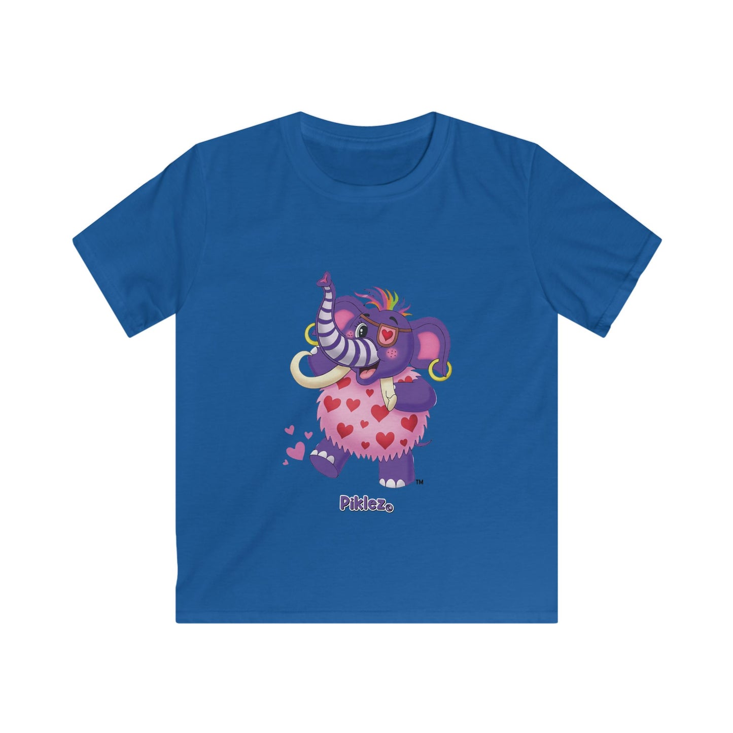 Piklez™ Kids Softstyle Tee – "Full of Love!" Graphic Shirt | Smile Universe Collection