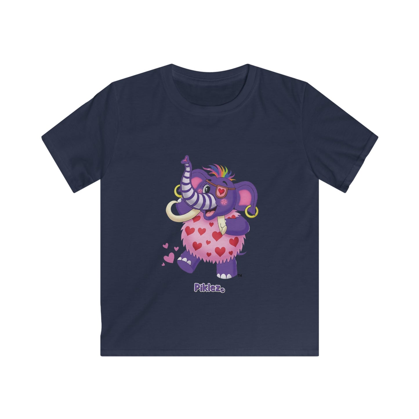 Piklez™ Kids Softstyle Tee – "Full of Love!" Graphic Shirt | Smile Universe Collection