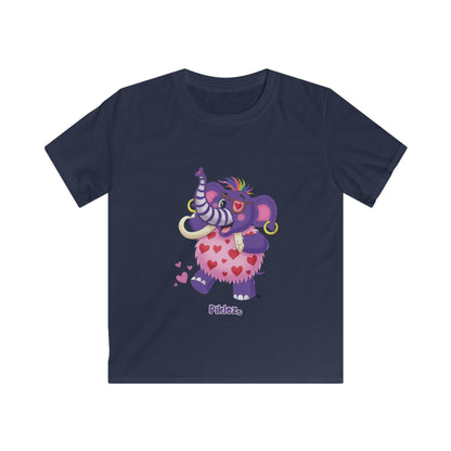 Piklez™ Kids Softstyle Tee – "Full of Love!" Graphic Shirt | Smile Universe Collection