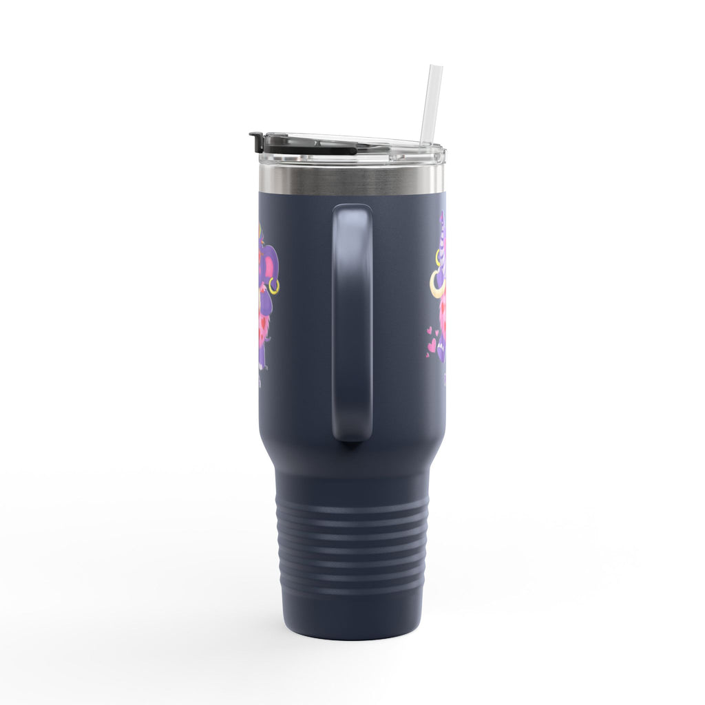 Piklez™ 40oz Insulated Travel Mug – "Full of Love!" Graphic | Smile Universe Collection