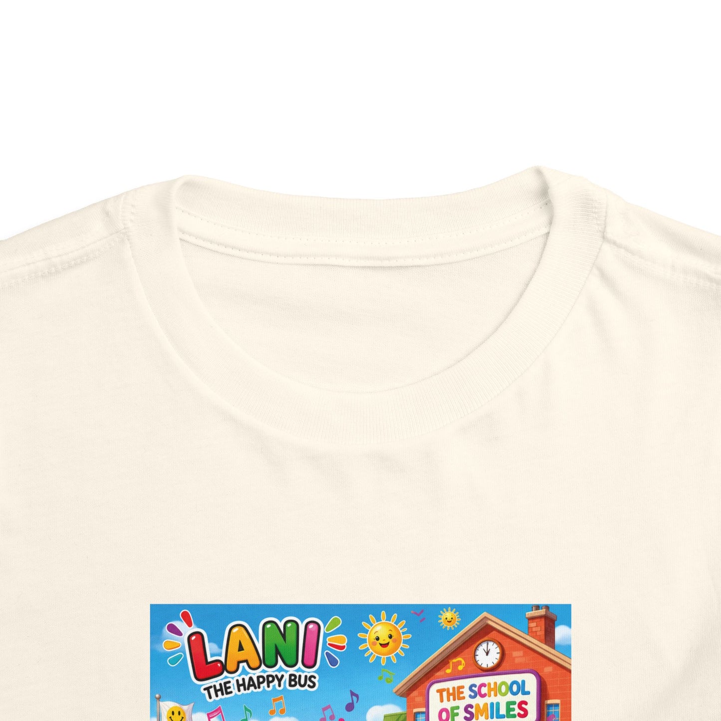 Lani™ Toddler Short Sleeve Tee – "Let's Sing Happiness Together!" Graphic