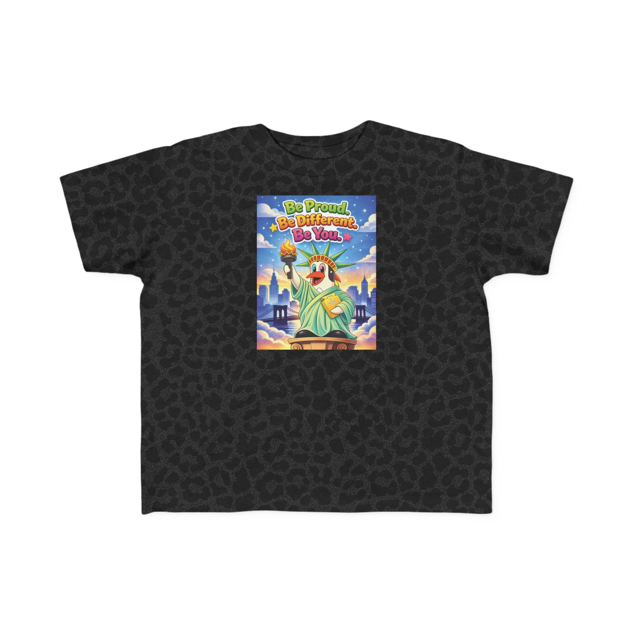 TuBz™ "Be Proud. Be Different. Be You." Kids T-Shirt - Inspirational Graphic Tee