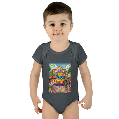 Lani™ Infant Baby Rib Bodysuit – "Where Being Different is CELEBRATED!" Graphic