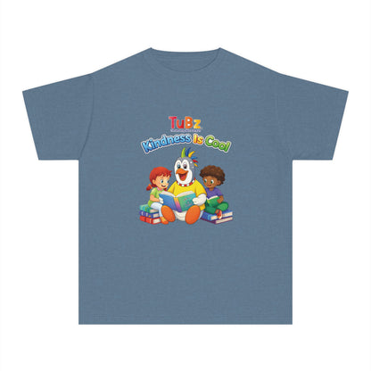 TuBz™ "Kindness Is Cool" Kids T-Shirt - Positive Message Graphic Tee | Smile Universe TuBz4Kidz