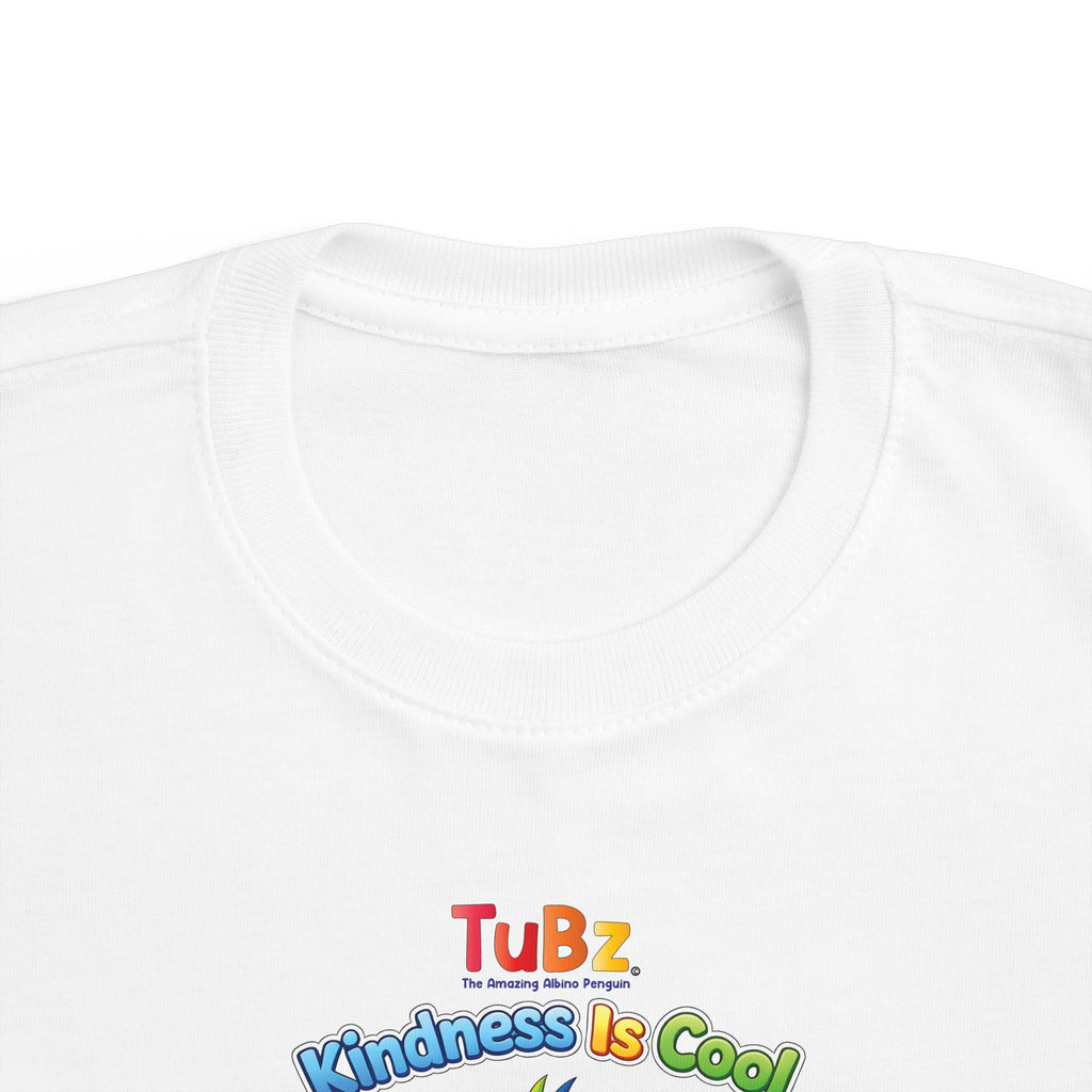 TuBz™ "Kindness Is Cool" Kids T-Shirt - Positive Message Graphic Tee | Smile Universe TuBz4Kidz