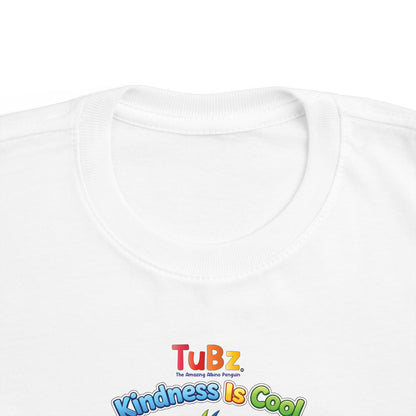 TuBz™ "Kindness Is Cool" Kids T-Shirt - Positive Message Graphic Tee | Smile Universe TuBz4Kidz