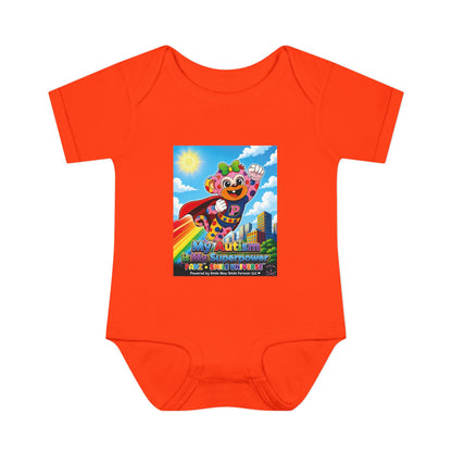 Panz™ Infant Baby Rib Bodysuit – "My Autism is My Superpower" Graphic | Smile Universe Collection