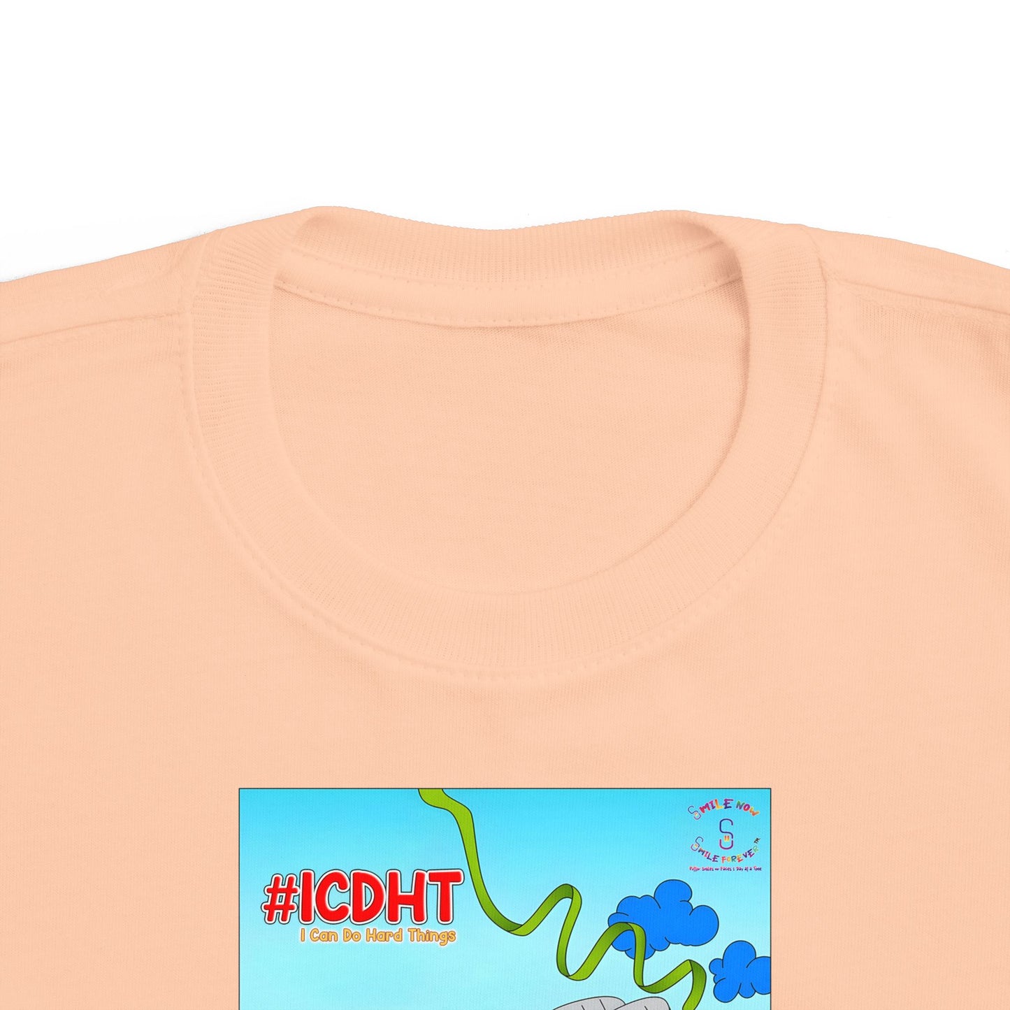 TuBz™ "I Can Do Hard Things" Toddler T-Shirt | Toddler's Fine Jersey Tee  - Positive Kids Graphic Tee