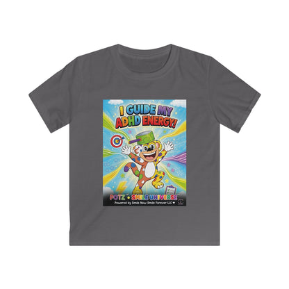 Potz™ Kids Softstyle Tee – "I Guide My ADHD Energy!" Graphic Tee | Smile Universe Collection