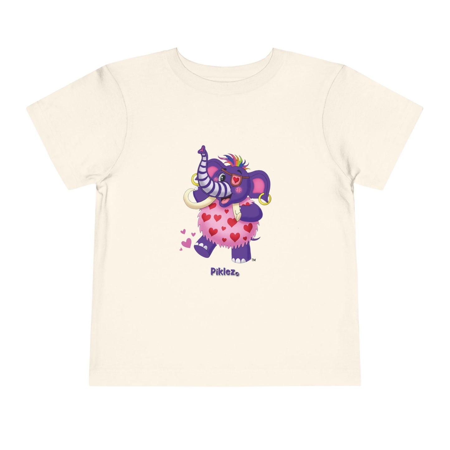 Piklez™ Toddler Short Sleeve Tee – "Full of Love!" Graphic Shirt | Smile Universe Collection