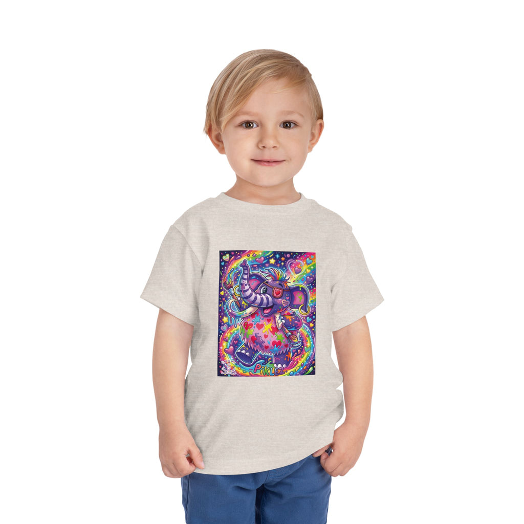 Piklez™ Toddler Short Sleeve Tee – "Magic Paint!" Graphic Shirt | Smile Universe Collection