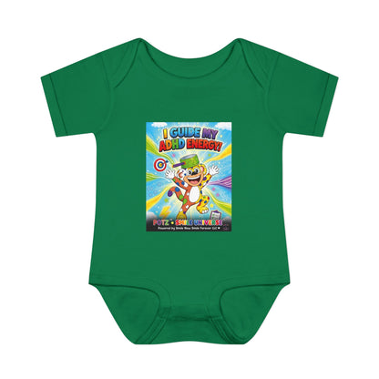 Potz™ Infant Baby Rib Bodysuit – "I Guide My ADHD Energy!" Graphic Onesie | Smile Universe Collection