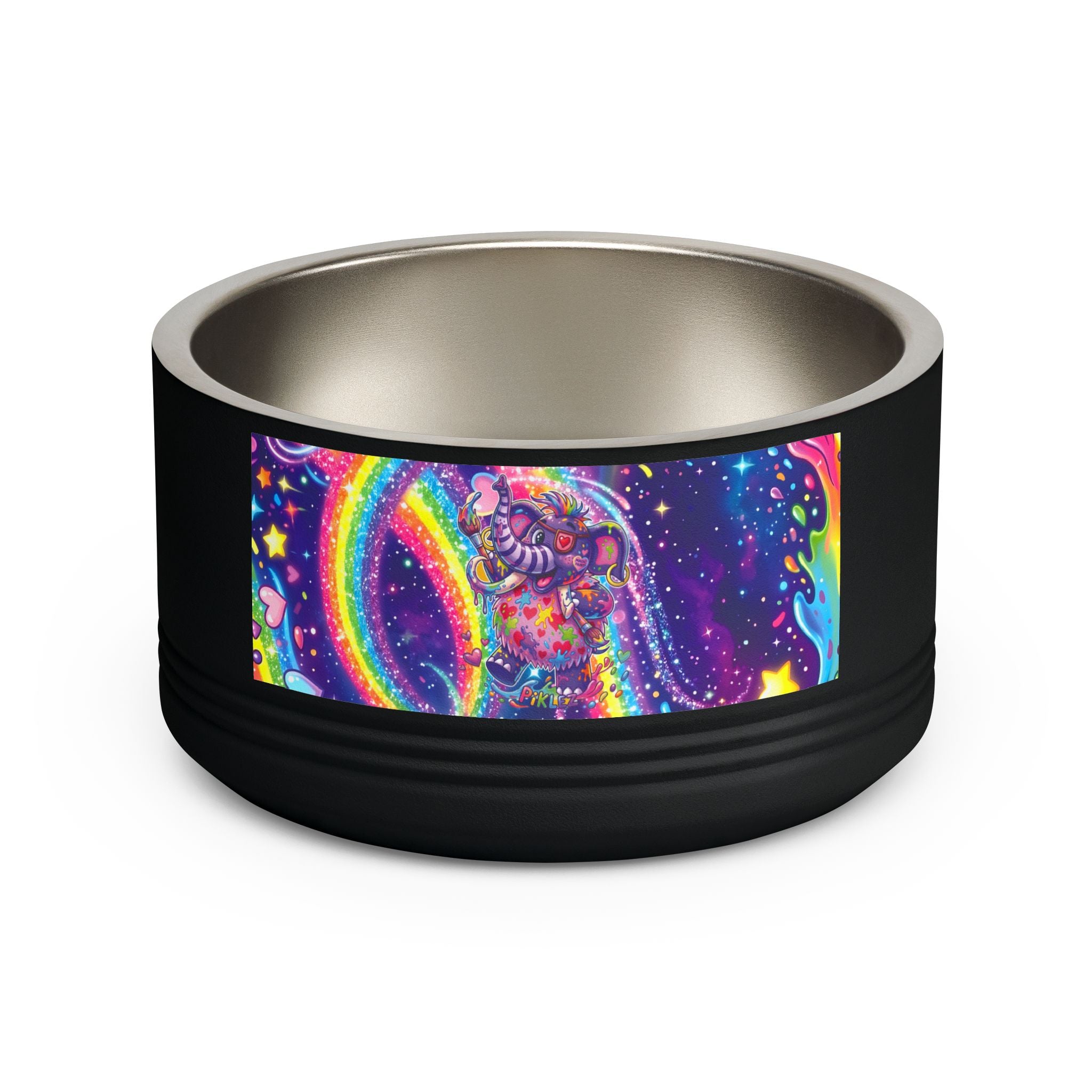 Piklez™ Pet Bowl 18oz – "Magic Paint!" Graphic | Smile Universe Collection
