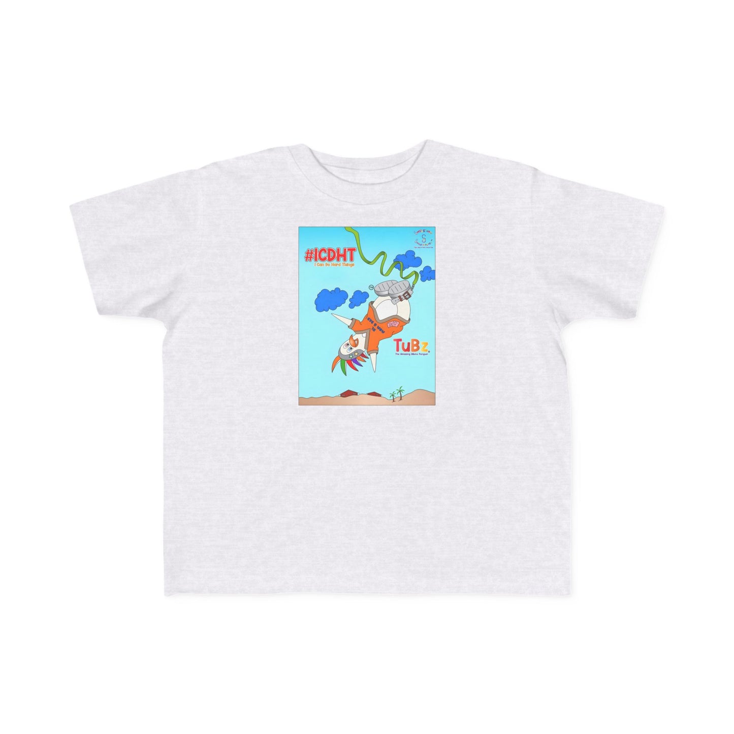 TuBz™ "I Can Do Hard Things" Toddler T-Shirt | Toddler's Fine Jersey Tee  - Positive Kids Graphic Tee