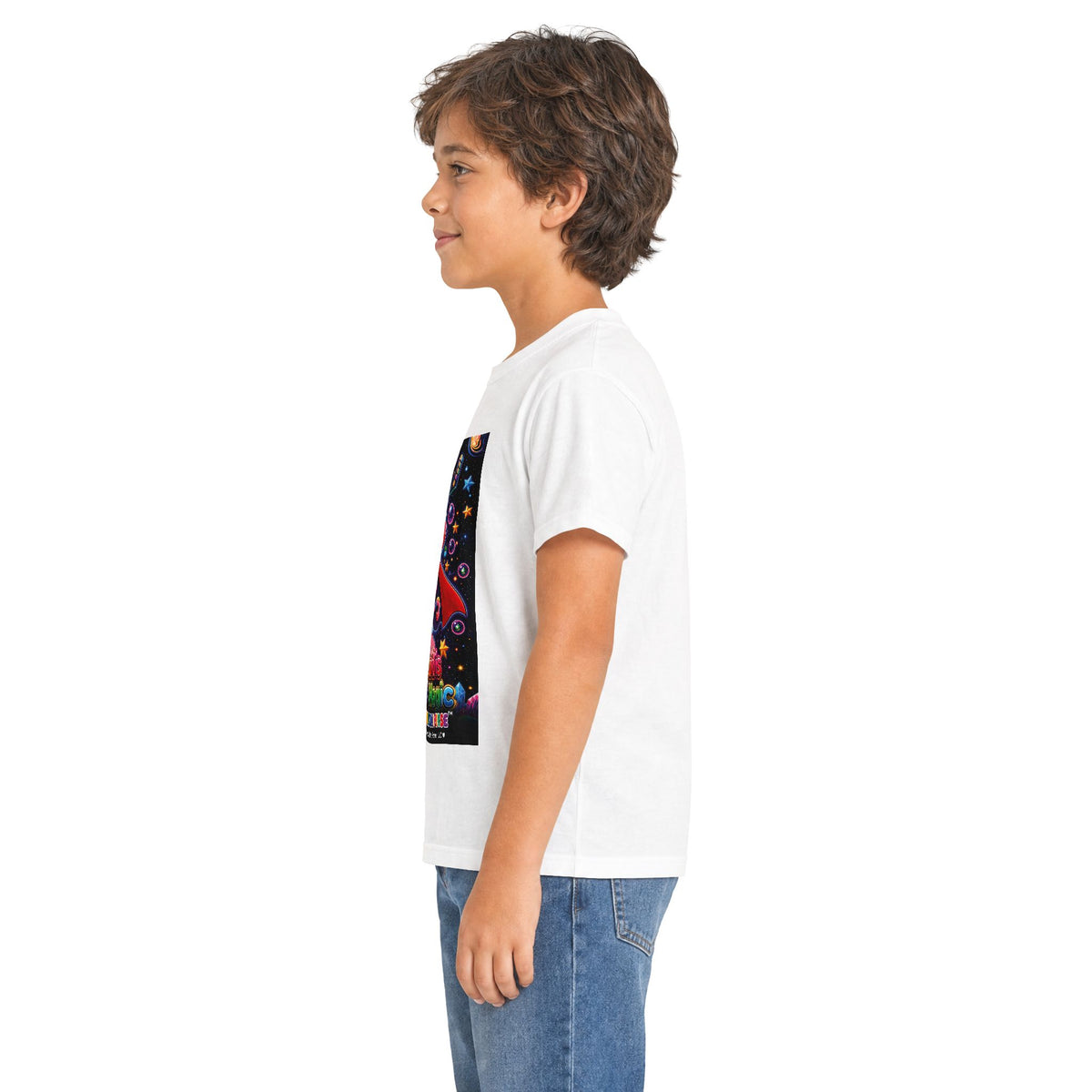 Panz™ Kids Softstyle Tee – "My Mind is Full of Magic" Graphic | Smile Universe Collection