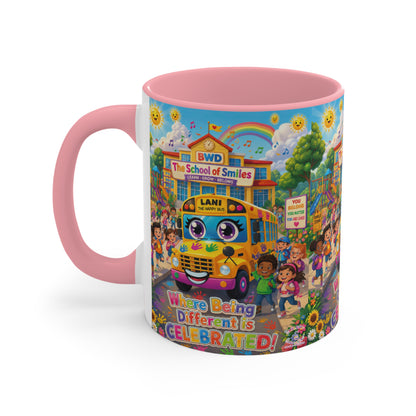 Lani™ Accent Mug – "Where Being Different is CELEBRATED!" Graphic
