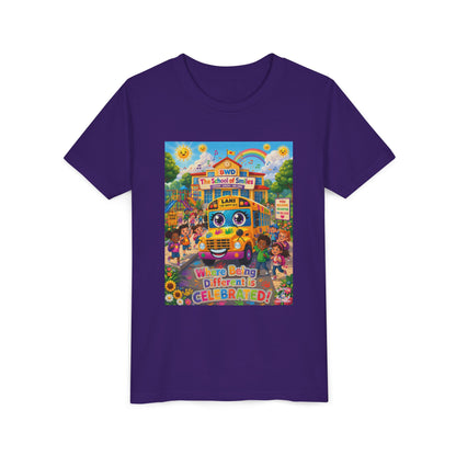 Lani™ Youth Short Sleeve Tee – "Where Being Different is CELEBRATED!" Graphic Shirt