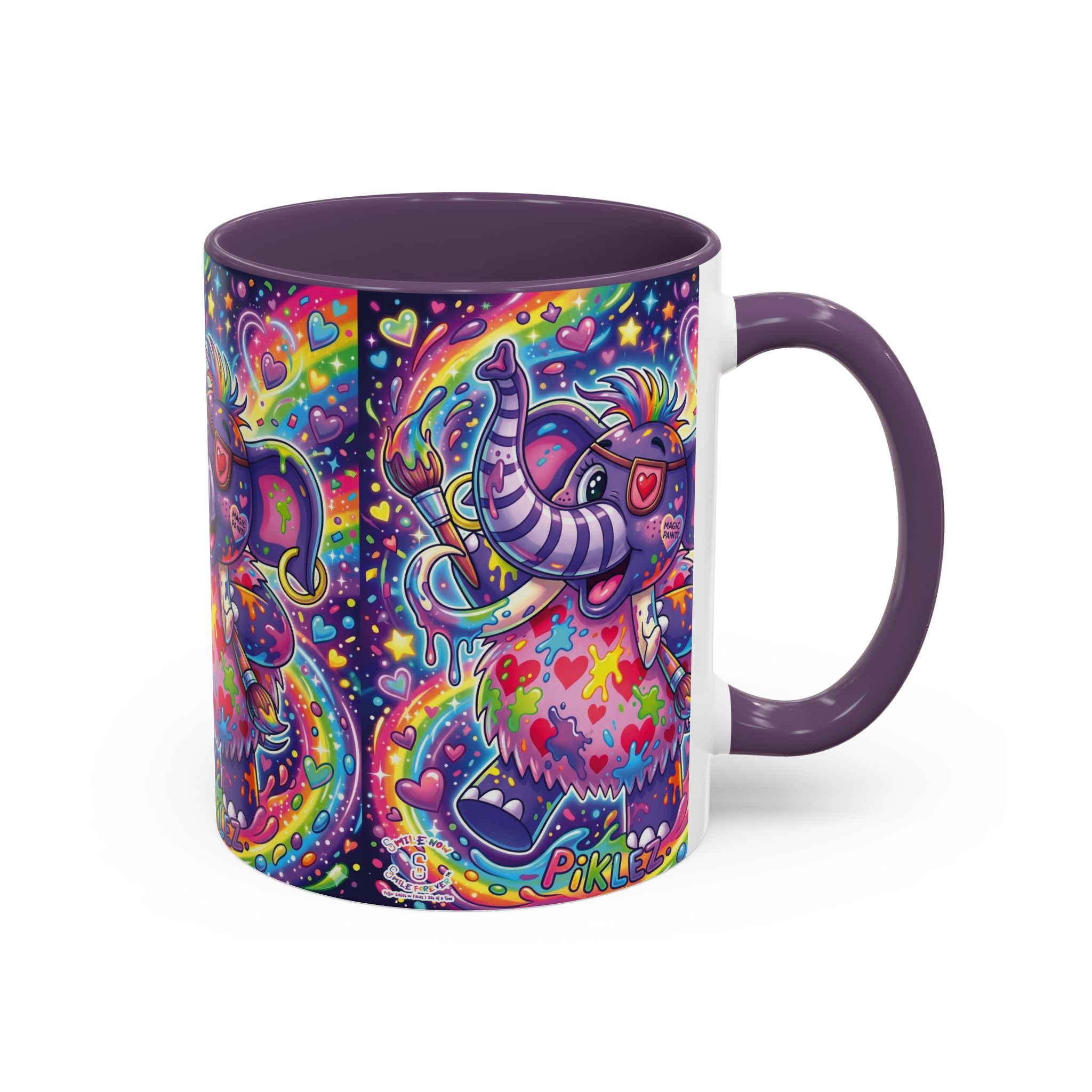 Piklez™ 15oz Ceramic Mug – "Magic Paint!" Graphic | Smile Universe Collection