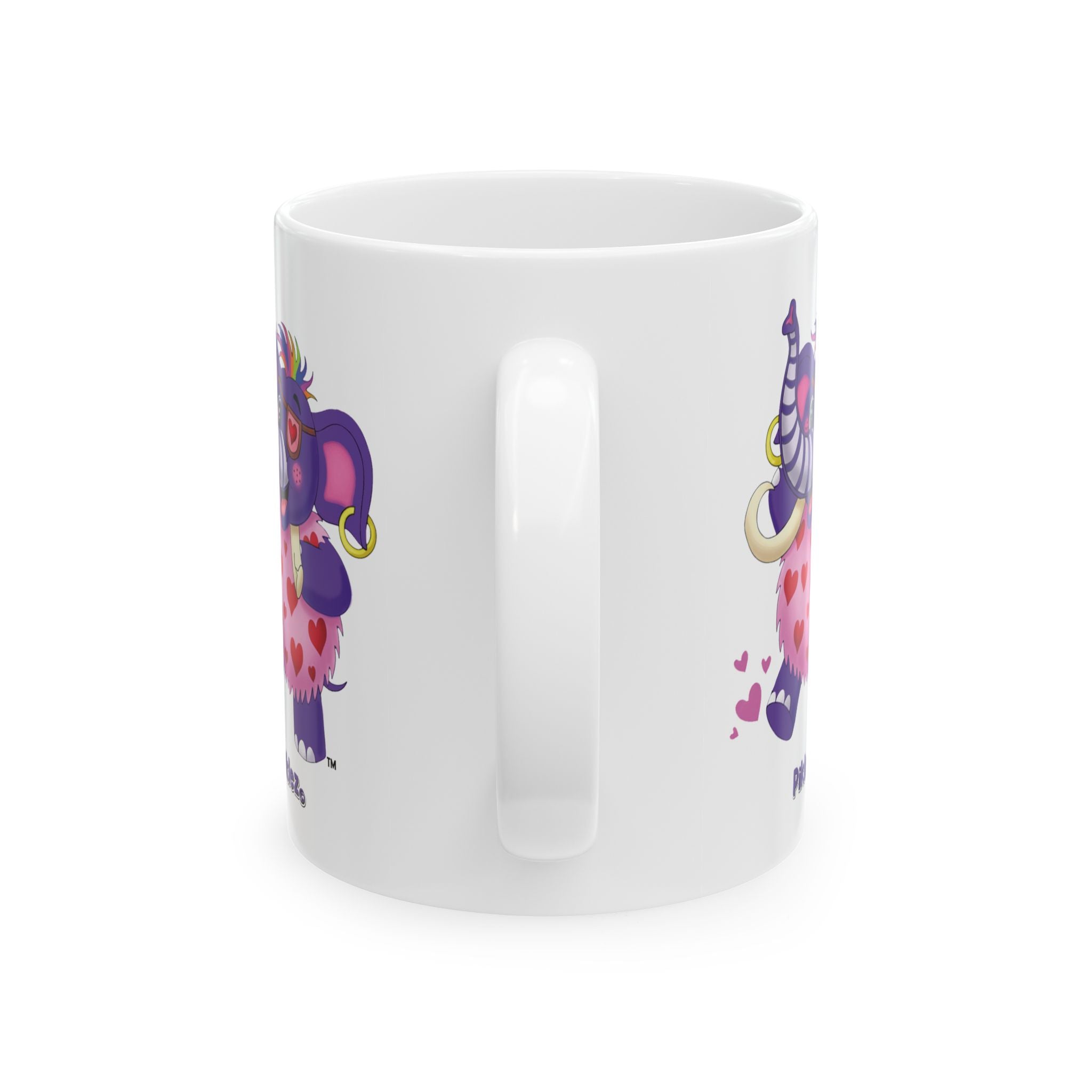 Piklez™ Ceramic Mug (11oz & 15oz) – "Full of Love!" Graphic | Smile Universe Collection