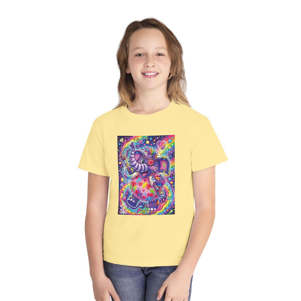 Piklez™ Youth Midweight Tee – "Magic Paint!" Graphic Shirt | Smile Universe Collection