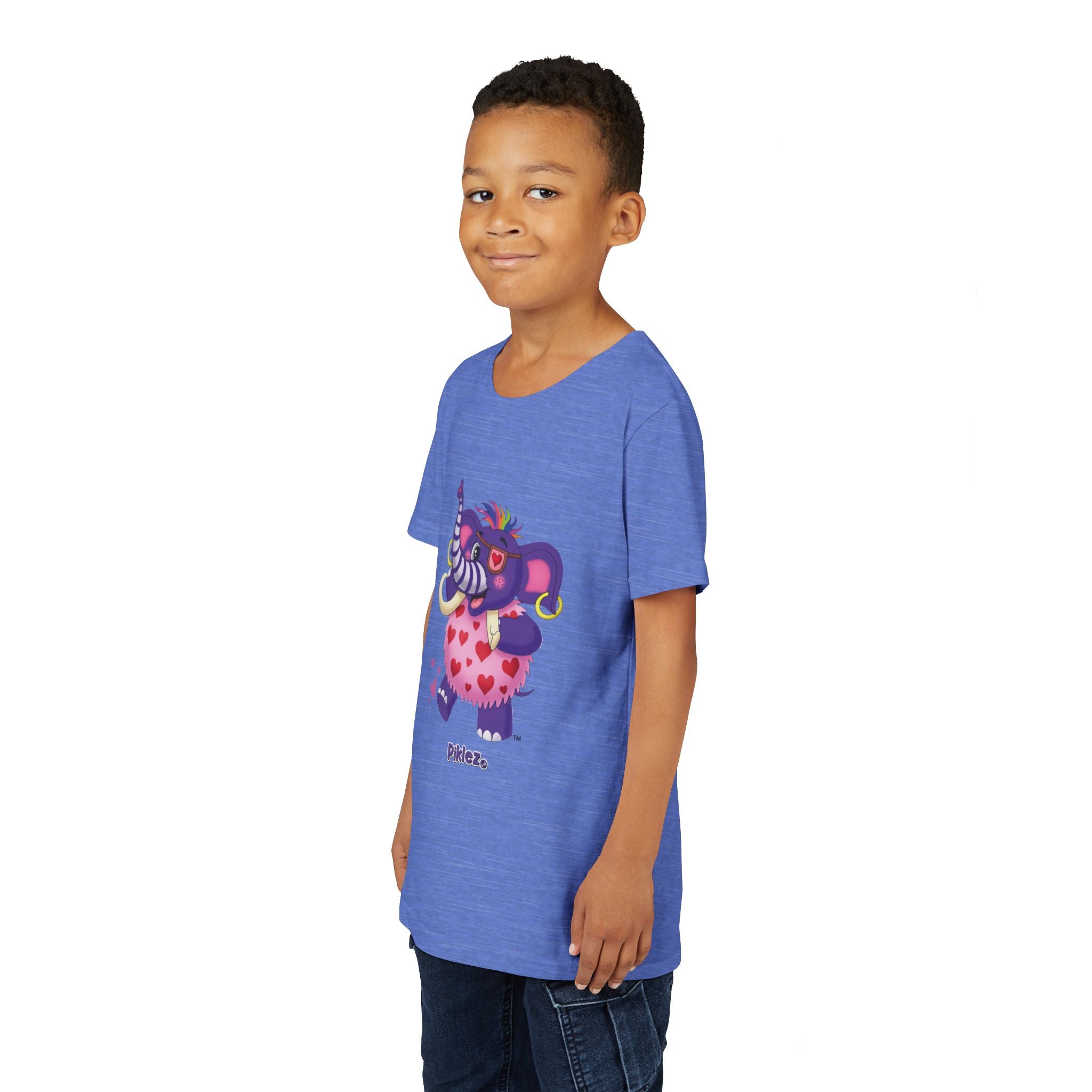 Piklez™ Youth Short Sleeve Tee – "Full of Love!" Graphic Shirt | Smile Universe Collection