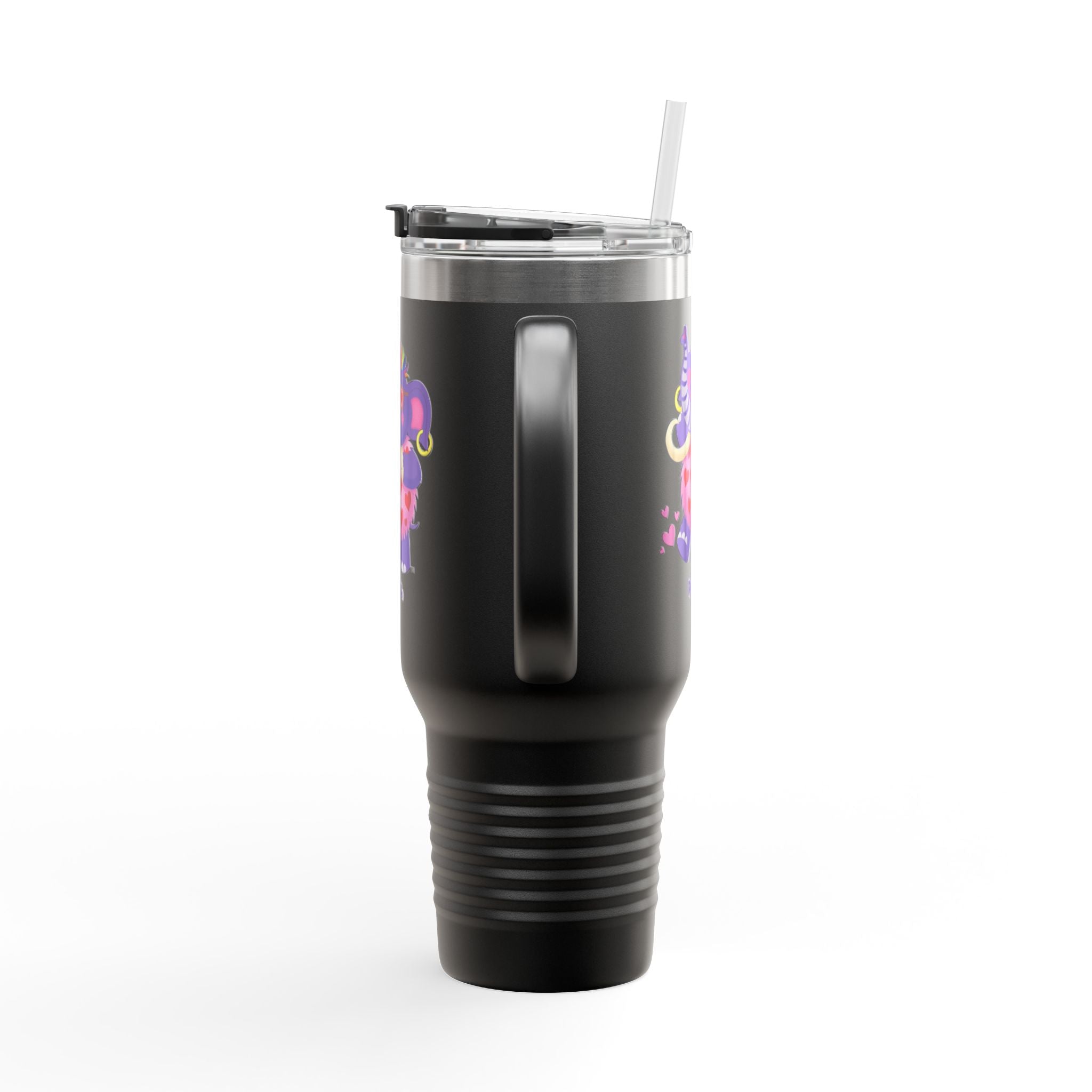 Piklez™ 40oz Insulated Travel Mug – "Full of Love!" Graphic | Smile Universe Collection