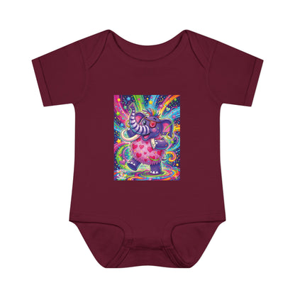 Piklez™ Infant Baby Rib Bodysuit – "Born to Celebrate!" Graphic | Smile Universe Collection