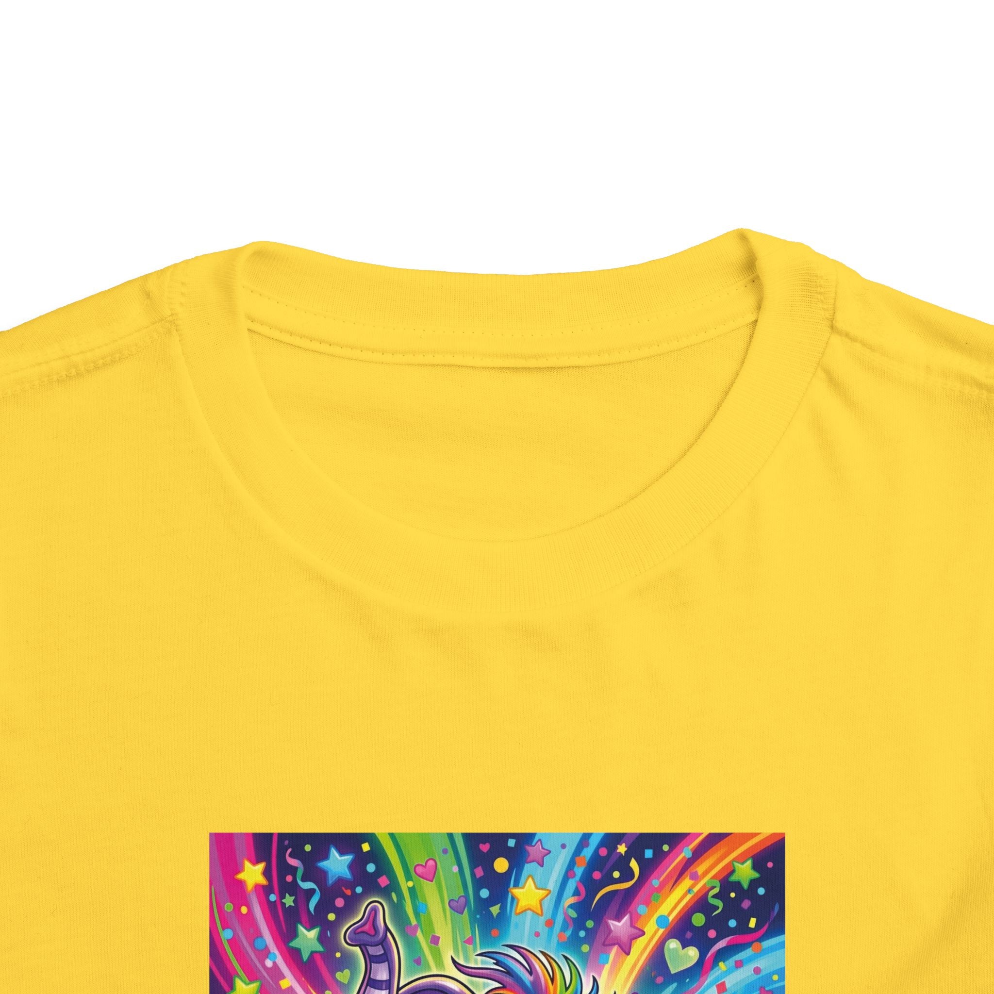 Piklez™ Toddler Short Sleeve Tee – "Born to Celebrate!" Graphic Shirt | Smile Universe Collection