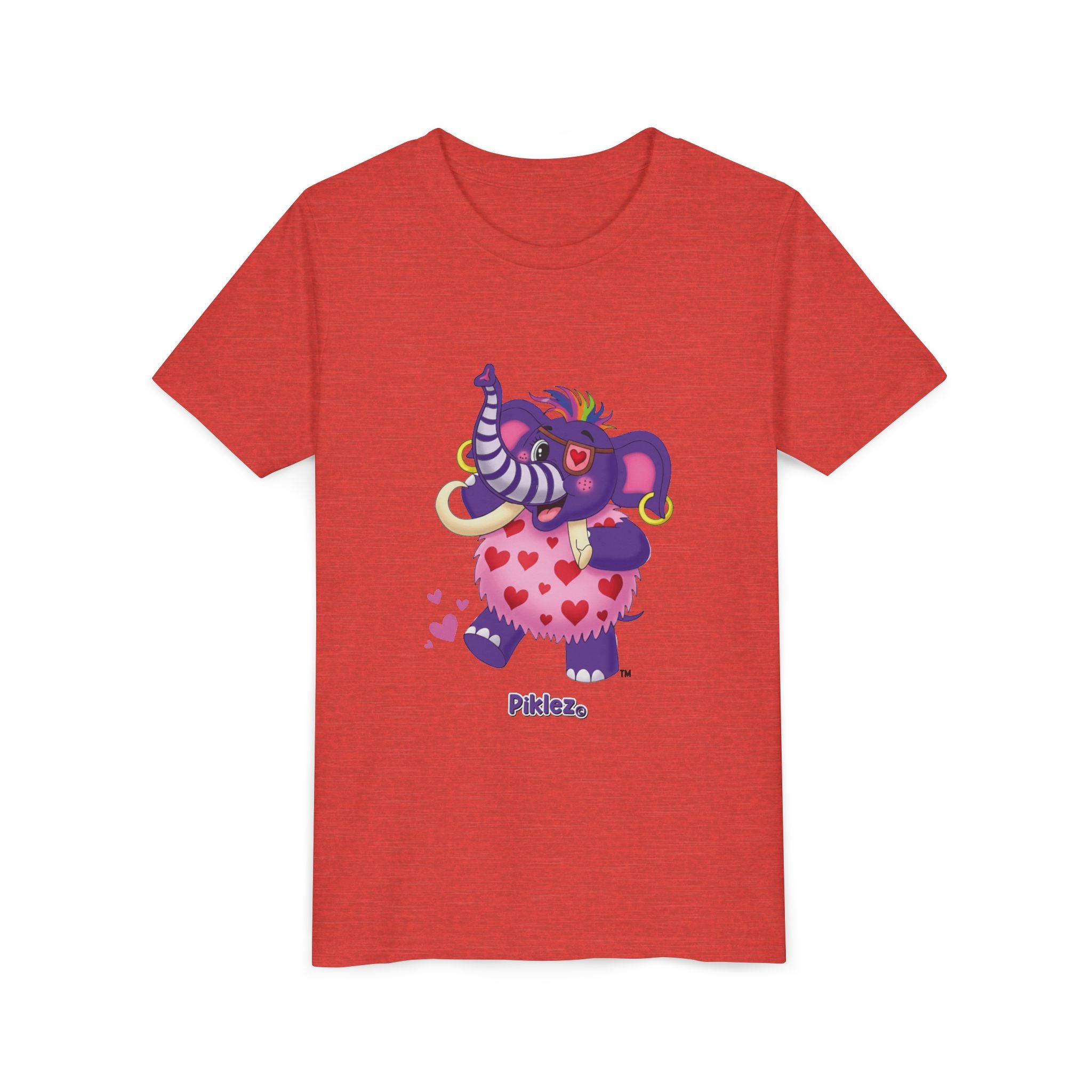 Piklez™ Youth Short Sleeve Tee – "Full of Love!" Graphic Shirt | Smile Universe Collection