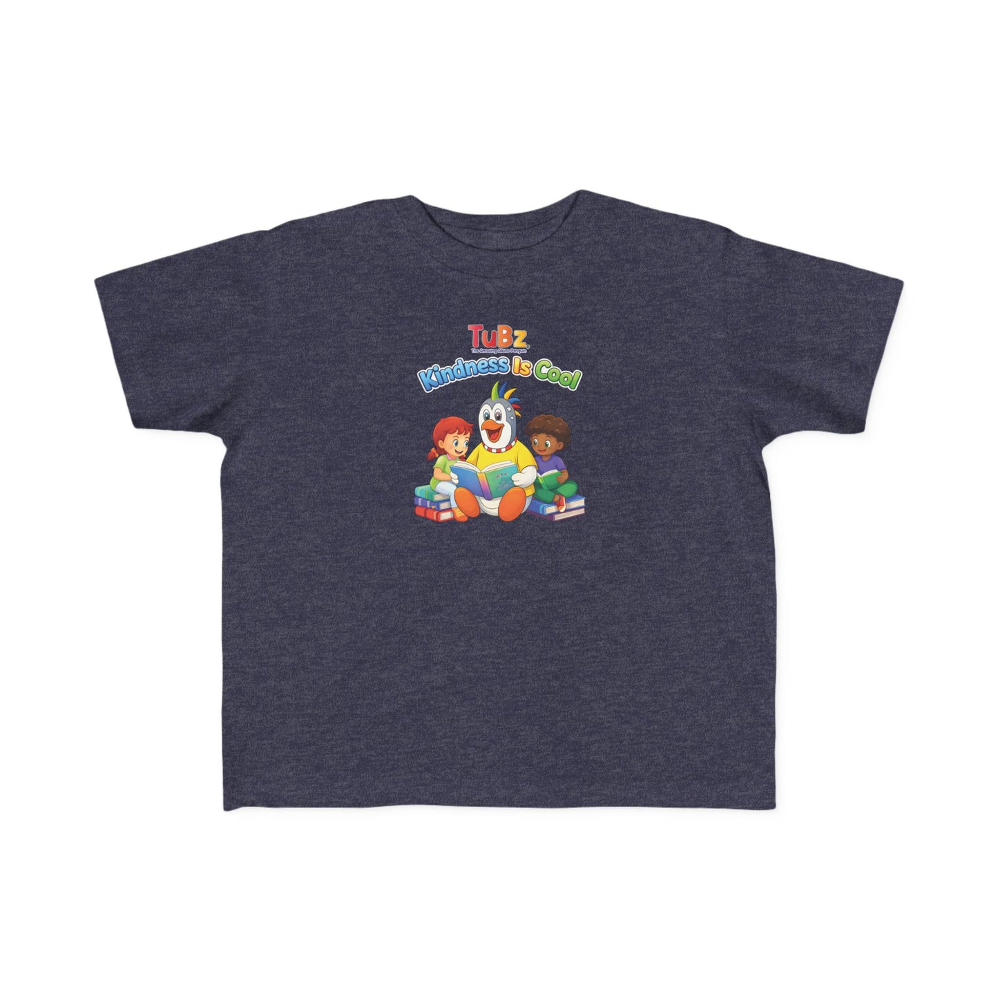 TuBz™ "Kindness Is Cool" Kids T-Shirt - Positive Message Graphic Tee | Smile Universe TuBz4Kidz