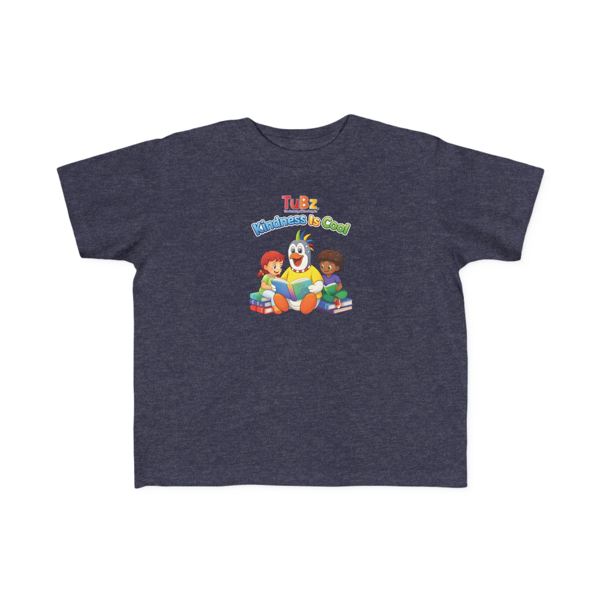 TuBz™ "Kindness Is Cool" Kids T-Shirt - Positive Message Graphic Tee | Smile Universe TuBz4Kidz