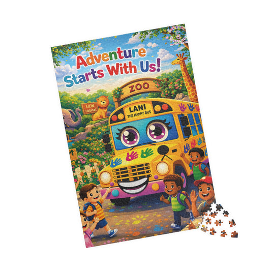Lani™ Puzzle (110, 252, 520 & 1014-piece) – "Adventure Starts With Us!" Graphic