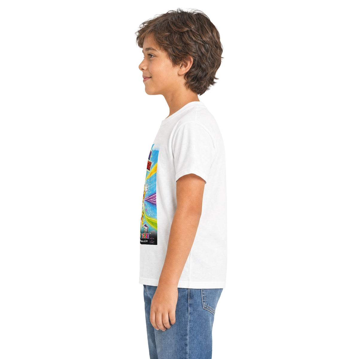 Potz™ Kids Softstyle Tee – "I Guide My ADHD Energy!" Graphic Tee | Smile Universe Collection