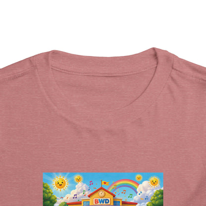 Lani™ Toddler Short Sleeve Tee – "Where Being Different is CELEBRATED!" Graphic Shirt