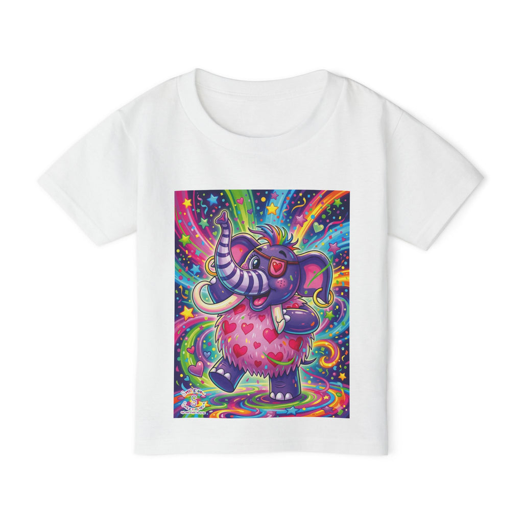Piklez™ Heavy Cotton™ Toddler T-Shirt – "Born to Celebrate!" Graphic Shirt | Smile Universe Collection