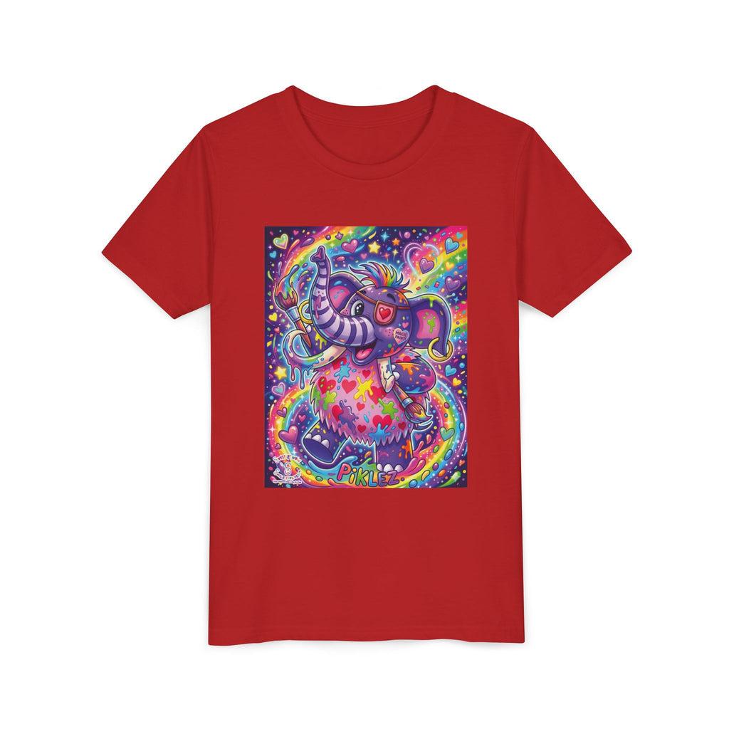 Piklez™ Youth Short Sleeve Tee – "Magic Paint!" Graphic Shirt | Smile Universe Collection