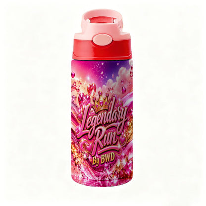 Legendary Run Water Bottle - Pink Heart Edition