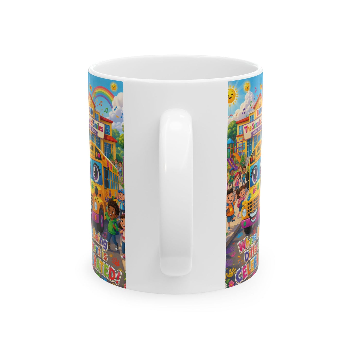 Lani™ Ceramic Mug (11oz & 15oz) – "Where Being Different is CELEBRATED!" Graphic