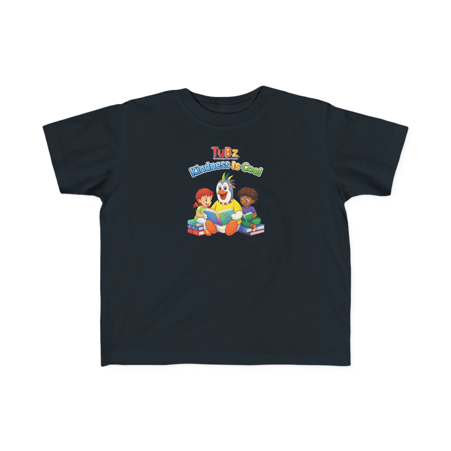 TuBz™ "Kindness Is Cool" Kids T-Shirt - Positive Message Graphic Tee | Smile Universe TuBz4Kidz
