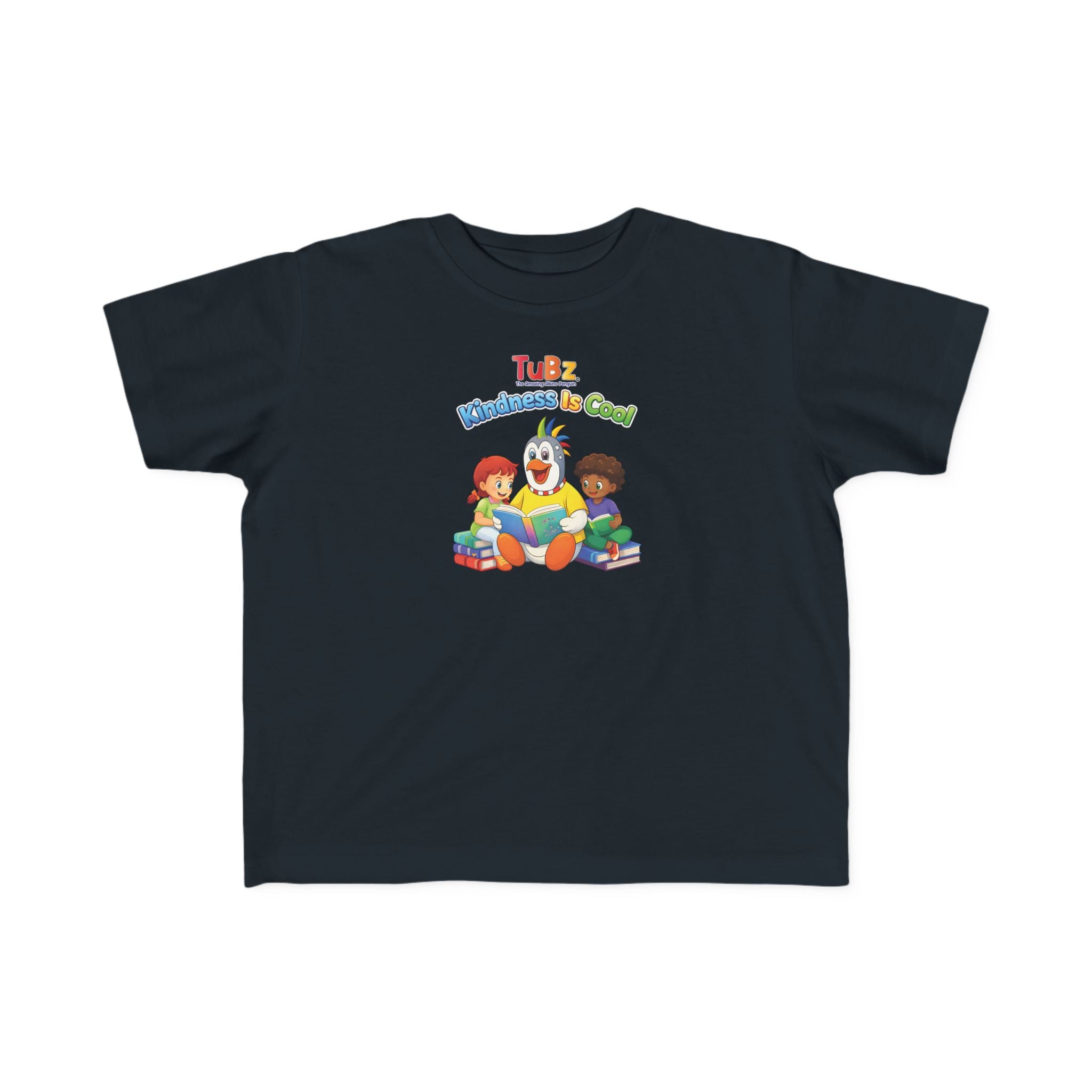 TuBz™ "Kindness Is Cool" Kids T-Shirt - Positive Message Graphic Tee | Smile Universe TuBz4Kidz